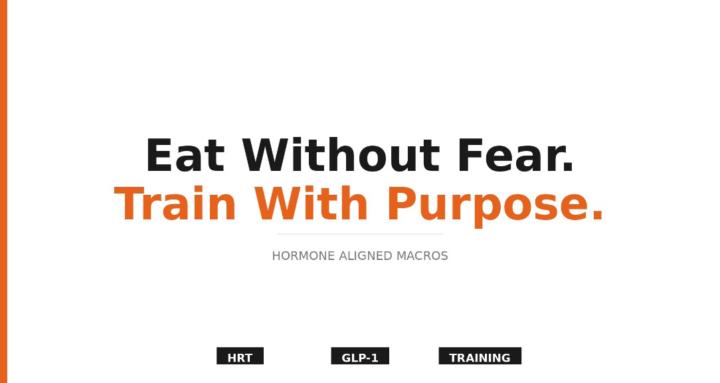 Hormone‑Aligned Nutrition