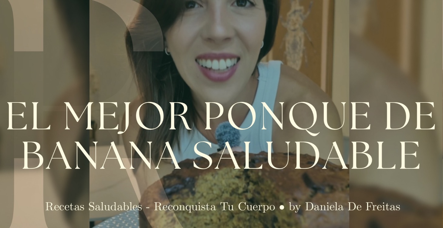 EL MEJOR PONQUÉ DE BANANA SALUDABLE