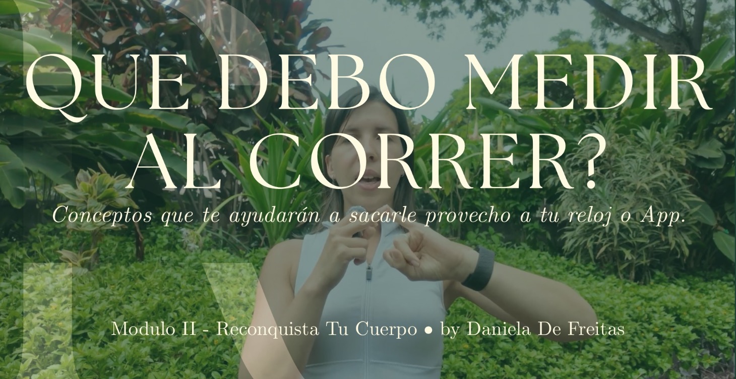 QUE DEBO MEDIR AL CORRER?