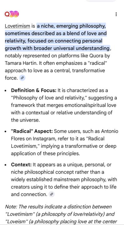 Lovetimism defined as a concept relative to many specialized fields of study that could be applied to programs within social and political institutions. 