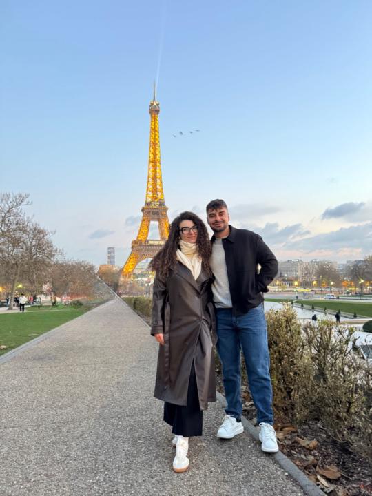 Jonathan Roldán y Sofía Aradra