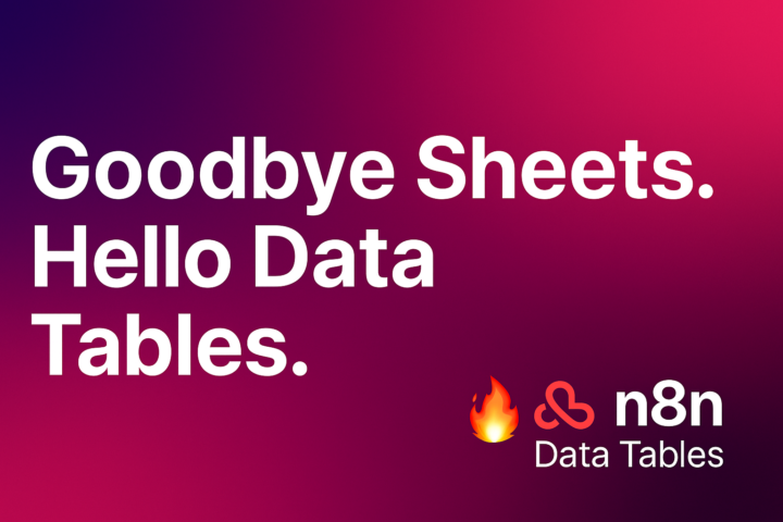 Goodbye Sheets. Hello Data Tables. 🔥