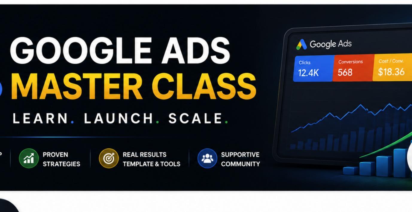 🚀 Google Ads Master Class 1-1