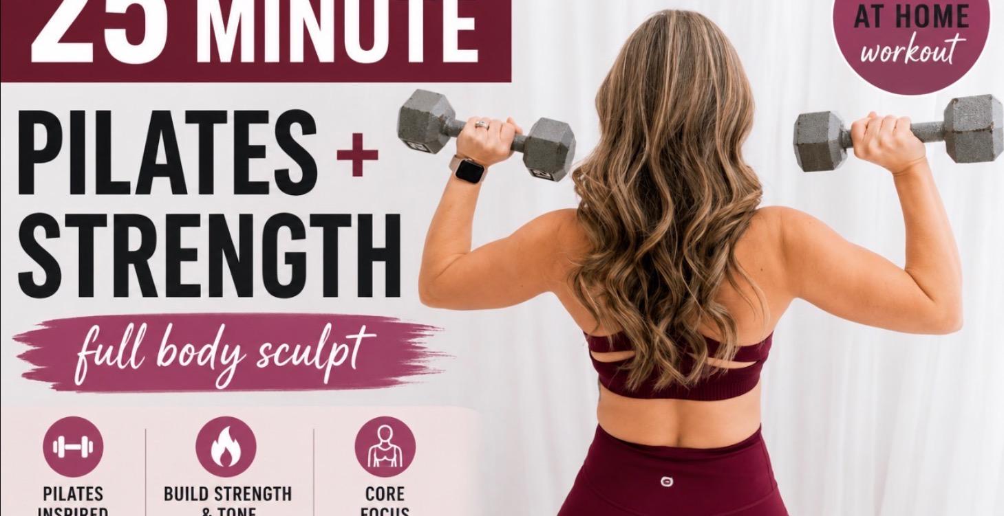 Strength & Pilates 25 mins!