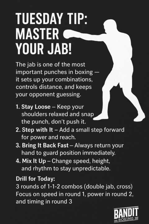 🥊 TUESDAY TIP: MASTER YOUR JAB!