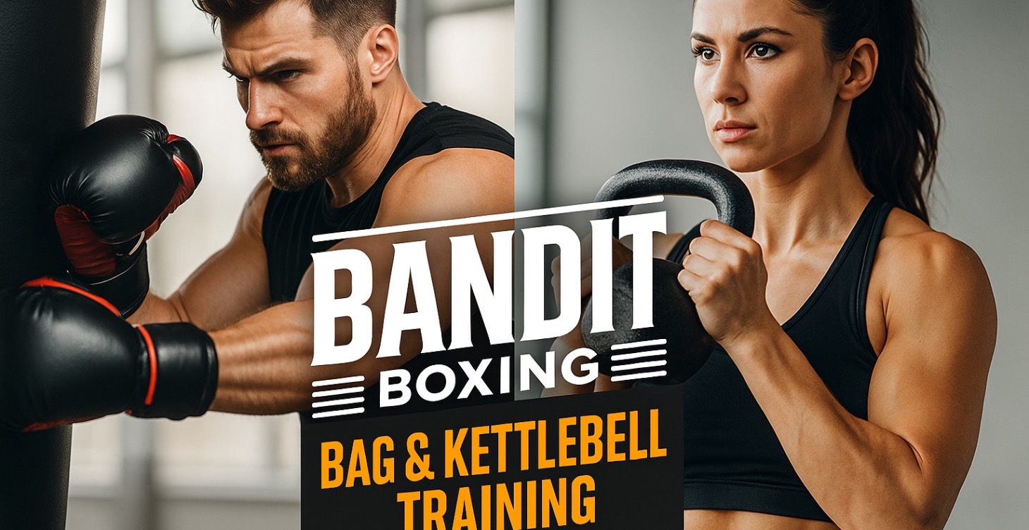 Bag work & kettle bell work out