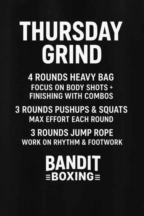 🥊 Thursday Grind: Building Power & Endurance 🥊