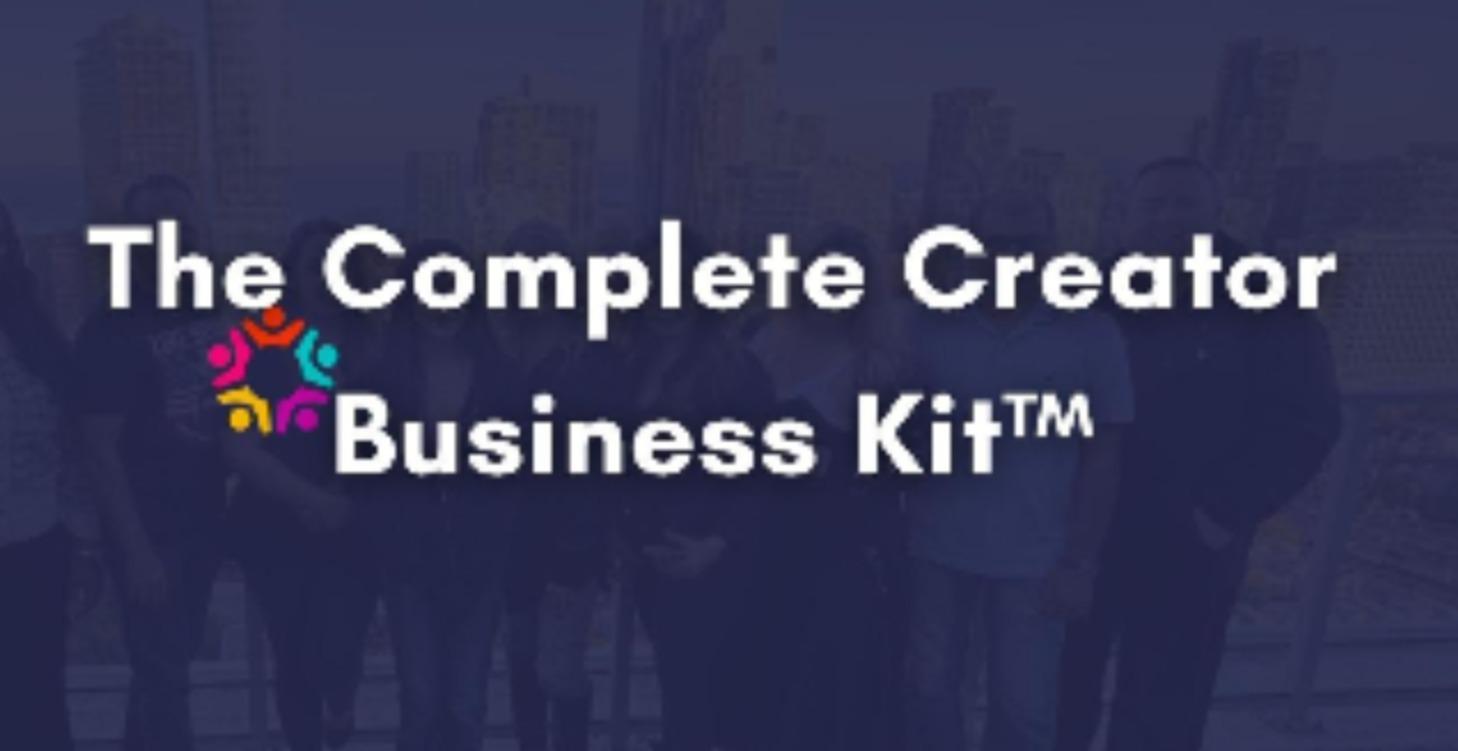 Day 1 of the Complete Creator Business Kit