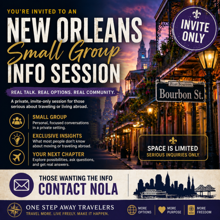 New Orleans Trip — Private Info Session (5 Spots Only)