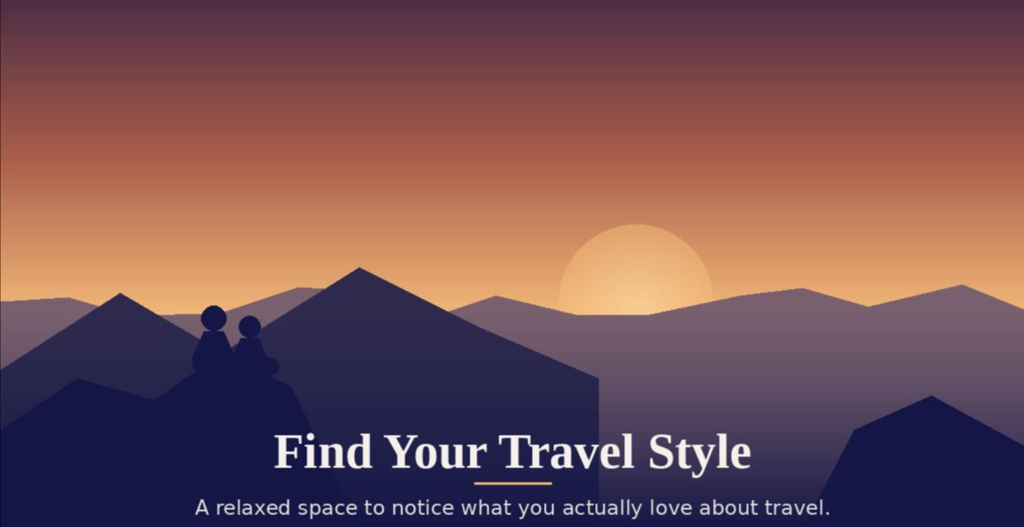 Find Your Travel Style
