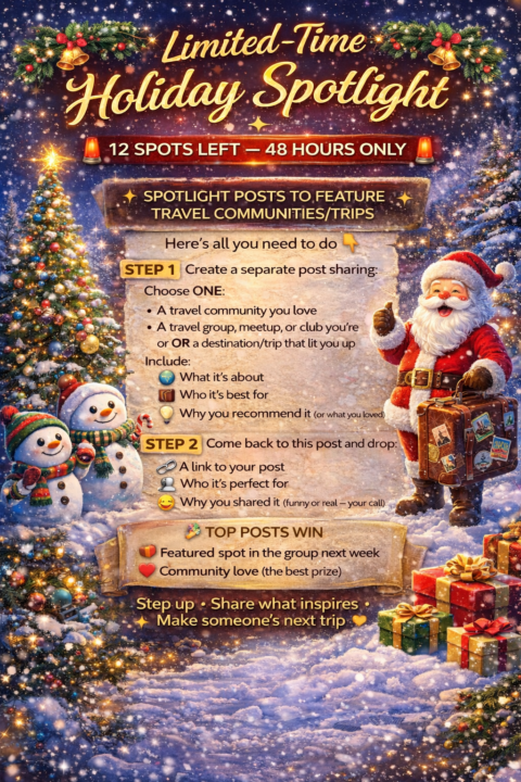 🎄✨ Limited-Time Holiday Travel Spotlight ✨🎄