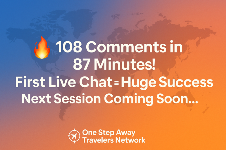 First Real-Time Chat Was a HUGE Success!