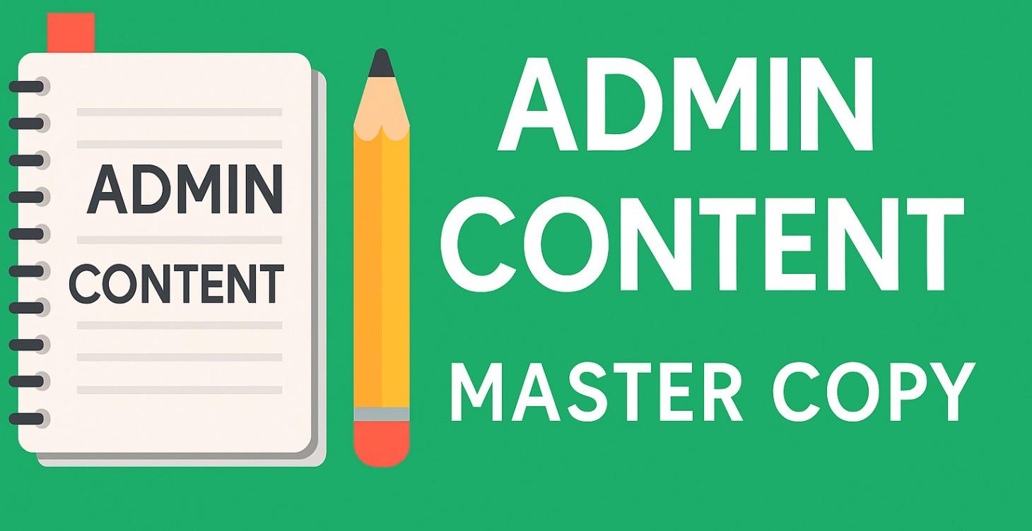 Admin Content Master Copy