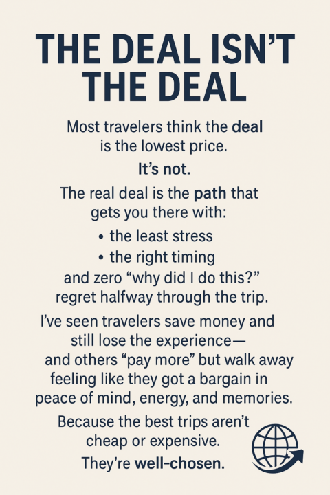 ✈️ The Deal Isn’t the Deal