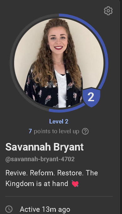 Congratulations 🎊 On Level 2 With Savannah Bryant