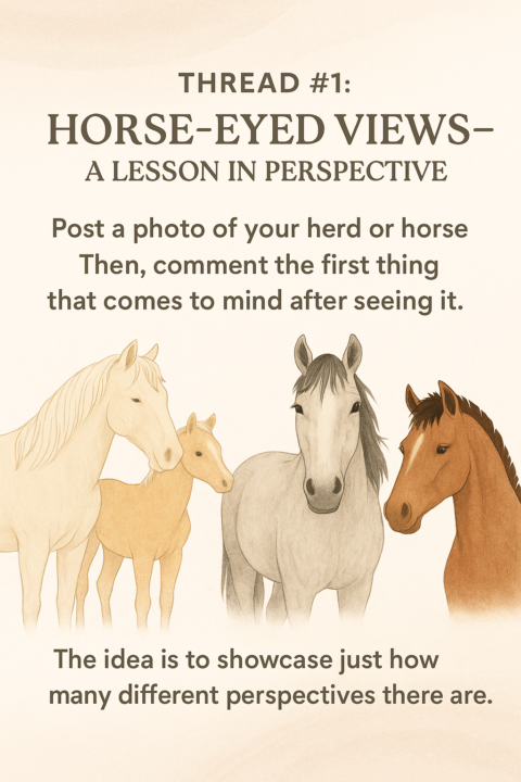MAY Learning Thread #1: Horse-Eyed Views — A Lesson in Perspective 🐴
