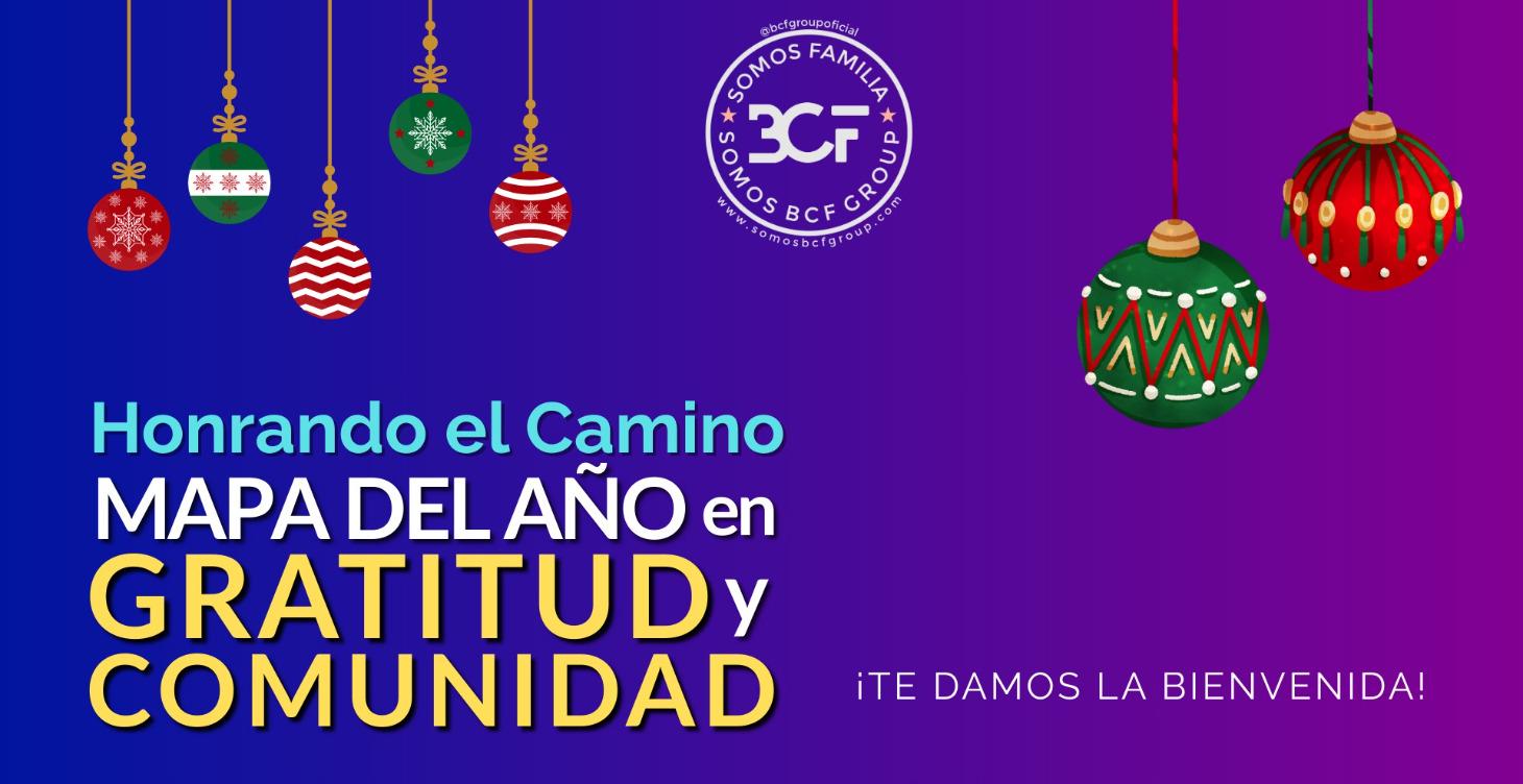 Mapa del año en Gratitud y Comunidad
