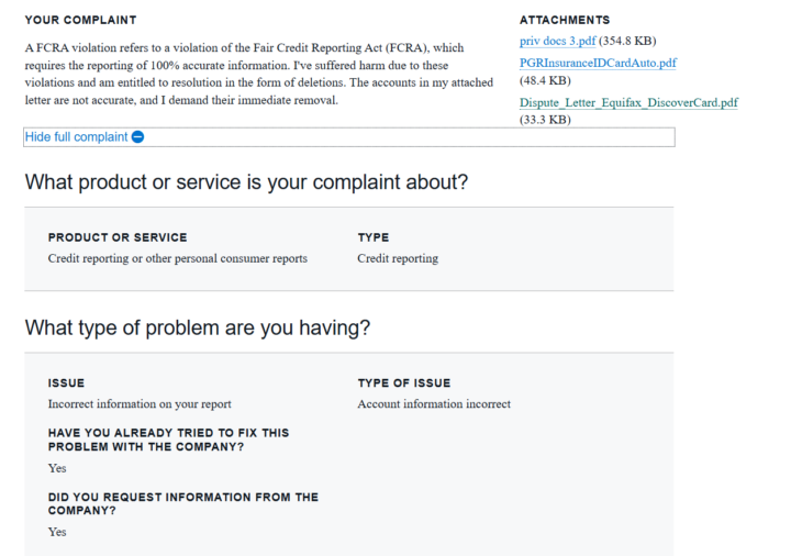 Dispute Response