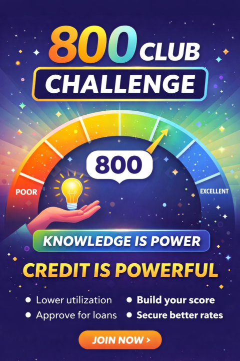 Debt Tracker Challenge to the 800 Club