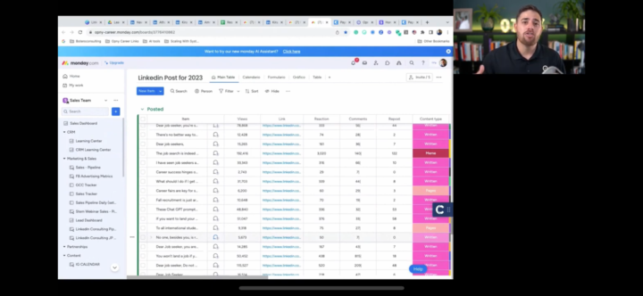 LinkedIn tracking tool? 