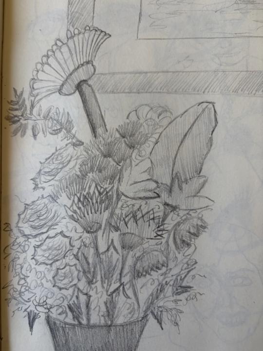“I can’t draw.”