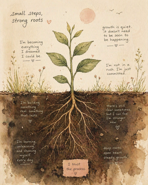 Small steps, strong roots 🪾🌿