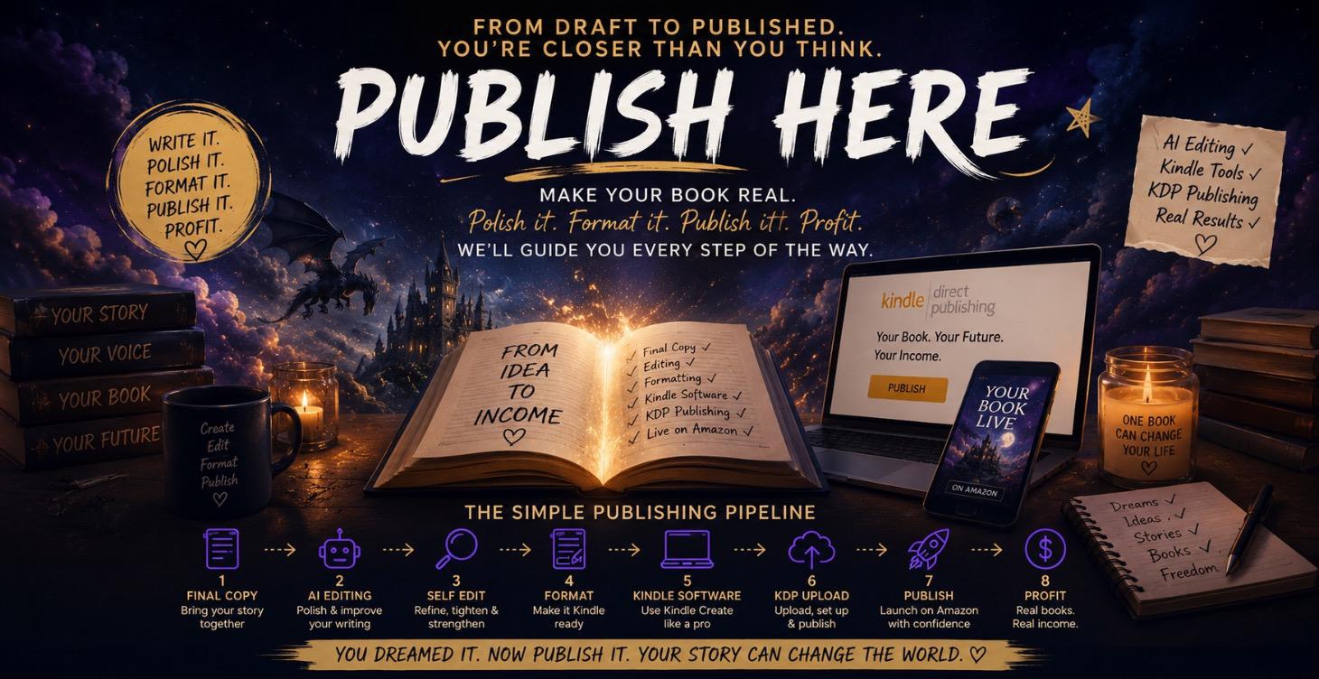 COURSE 2: FROM DRAFT TO PUBLISHED BOOK