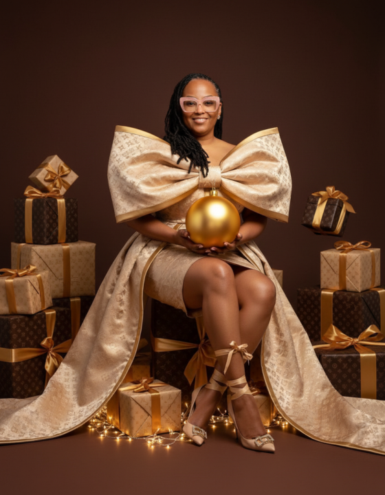 This season, I’m showing up as the gift and the glow PROMPT 🎁✨