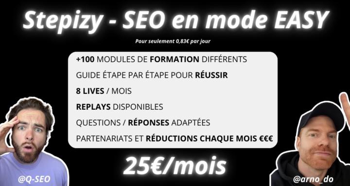 Stepizy - Le SEO en mode EASY