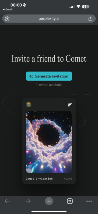 Exclusive Perplexity Comet Invites Up for Grabs!