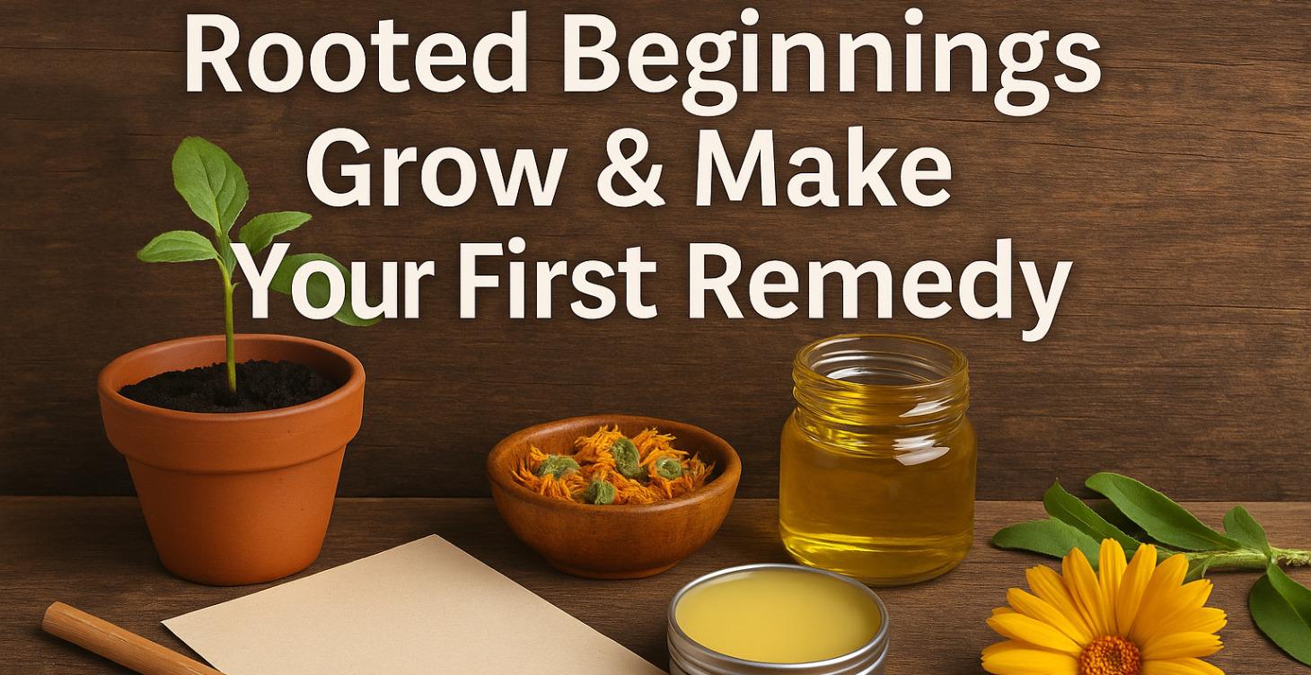 Rooted Beginnings: Grow & Make Your First Remedy