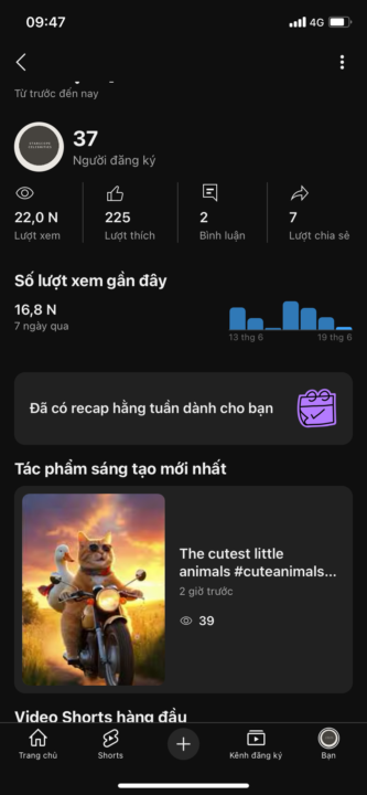 Kết quả nhỏ nhỏ 