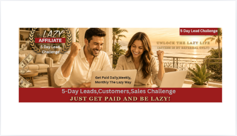 🔥💯📣5-DAY LEADS,CUSTOMERS,SALES CHALLENGE🔥💯📣
