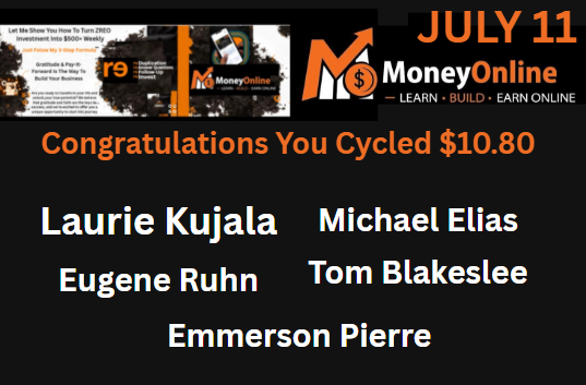 💲🔥💯You Cycled July 11💲🔥💯
