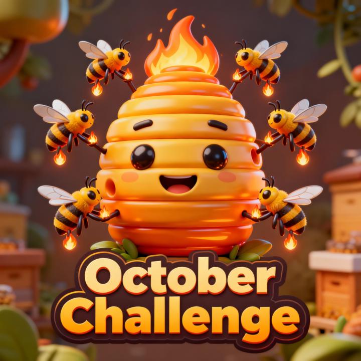 👻 🔥 October Challenge Logo 🔥 👻 