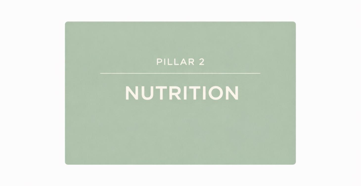 Pillar 2 — NUTRITION