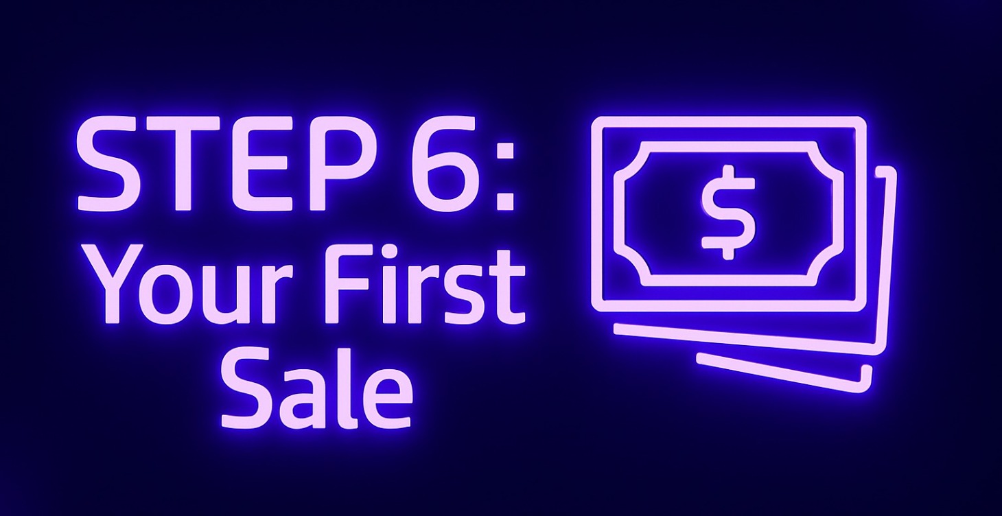 Make Your First Sale 💬