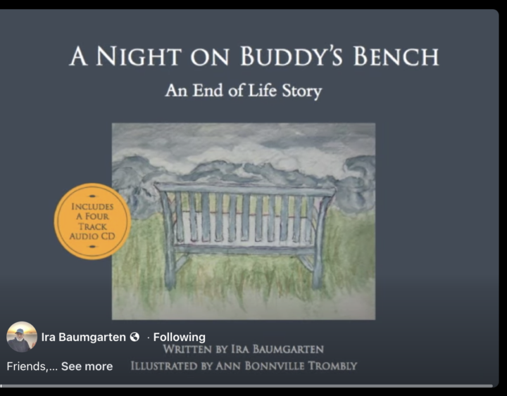 Narrated book for grief - Buddy's Bench - used by hospice in NY - free