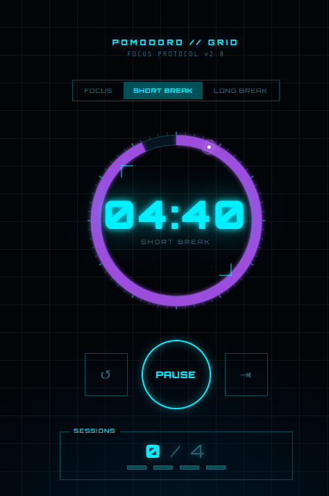 TRON pomodoro