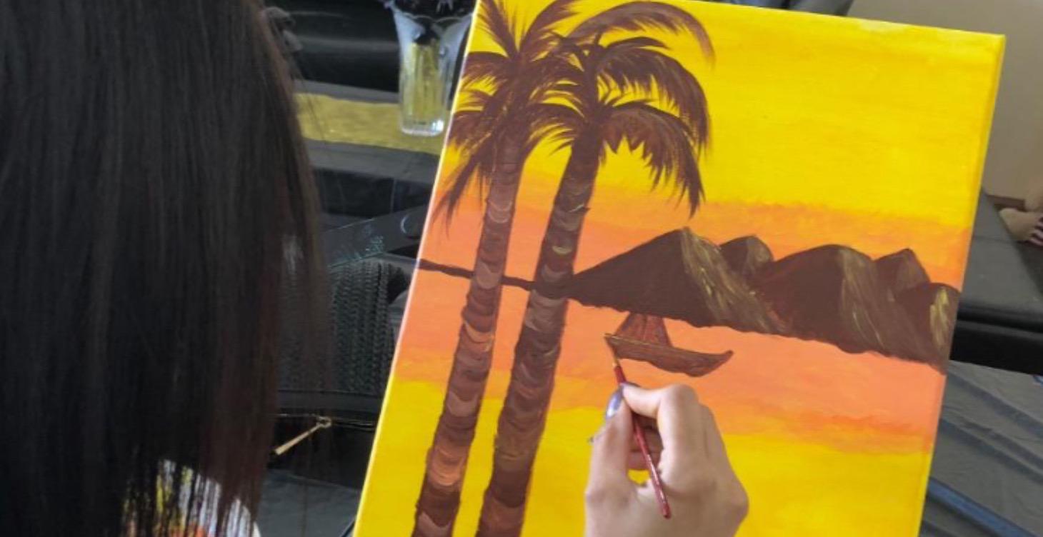 Online Paint Night - Sunset