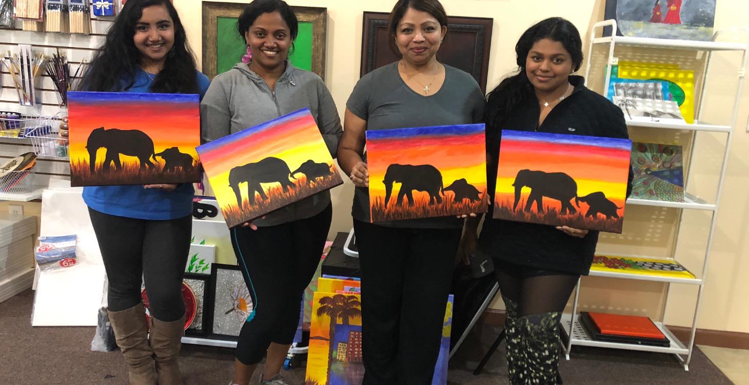 4 Online Paint Nights - January 2026