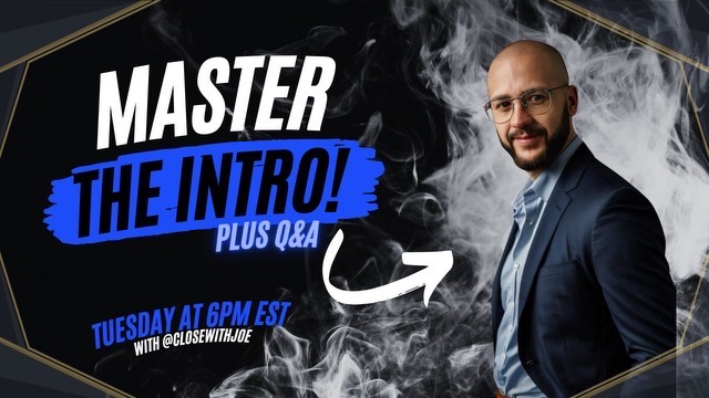 SALES MASTER CLASS TUESDAY SEPT 2!💰🔥