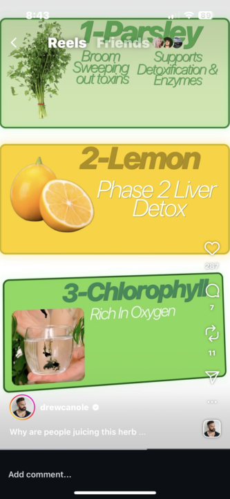 Alternate Detox cocktail 