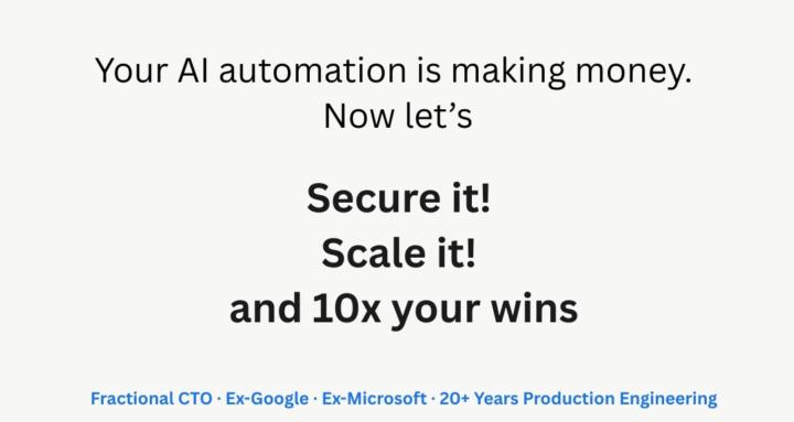 Secure & Scalable AI
