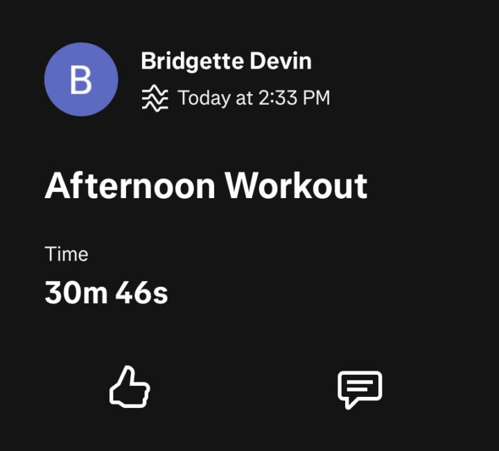 Celebrating I got back on my mat today!