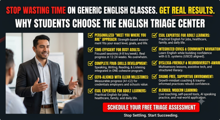 Why Students Choose The English Triage Center