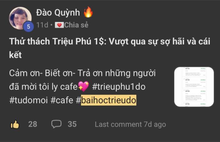 Top 3 bài cảm nhận thử thách Triệu Phú 1 Đô