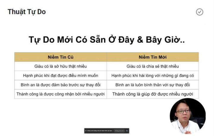 Một thời kì mới, một tự do mới