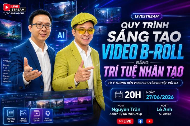 Nhận thông báo Live tối mai..