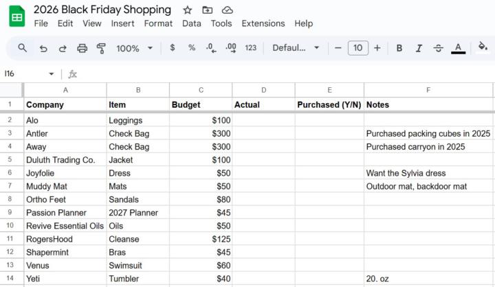 How I Plan for Black Friday (And Actually Save Money Instead of Panic-Buying 🤘)